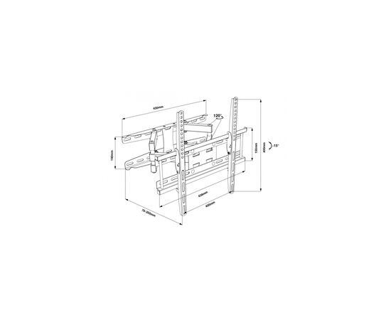Кронштейн Walfix R-412B, изображение 2 Кронштейн Walfix R-412B, изображение 2