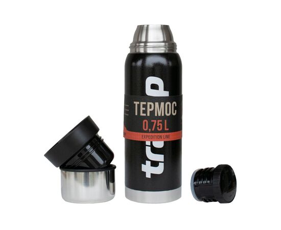 Термос Tramp Expedition Line 0.75 л Black (UTRC-031-black), изображение 2 Термос Tramp Expedition Line 0.75 л Black (UTRC-031-black), изображение 2