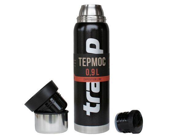 Термос Tramp Expedition Line 0.9 л Black (UTRC-027-black), изображение 2 Термос Tramp Expedition Line 0.9 л Black (UTRC-027-black), изображение 2