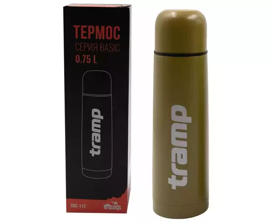 Термос Tramp Basic 0.75 л Khaki (UTRC-112-khaki), изображение 4 Термос Tramp Basic 0.75 л Khaki (UTRC-112-khaki), изображение 4