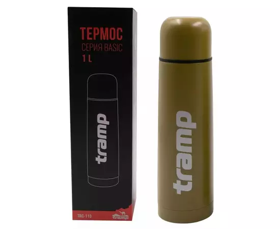 Термос Tramp Basic 1.0 л Khaki (UTRC-113-khaki), изображение 4 Термос Tramp Basic 1.0 л Khaki (UTRC-113-khaki), изображение 4