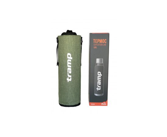 Чохол для термоса Tramp 1,6 л Olive (TRA-292-olive-melange), зображення 6 Чохол для термоса Tramp 1,6 л Olive (TRA-292-olive-melange), зображення 6