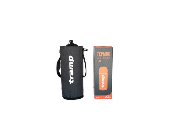 Чехол для термоса Tramp Soft Touch 1,0 л Grey (TRA-293-grey-melange), изображение 6 Чехол для термоса Tramp Soft Touch 1,0 л Grey (TRA-293-grey-melange), изображение 6