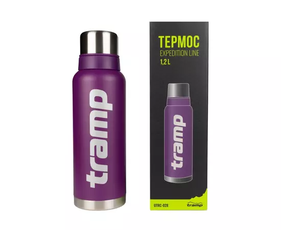 Термос Tramp Expedition Line 1.2 л Purple (UTRC-028-purple), изображение 3 Термос Tramp Expedition Line 1.2 л Purple (UTRC-028-purple), изображение 3