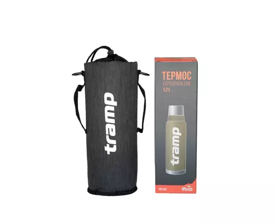 Чехол для термоса Tramp Expedition Line 1,2 л Grey (UTRA-291-grey), изображение 6 Чехол для термоса Tramp Expedition Line 1,2 л Grey (UTRA-291-grey), изображение 6