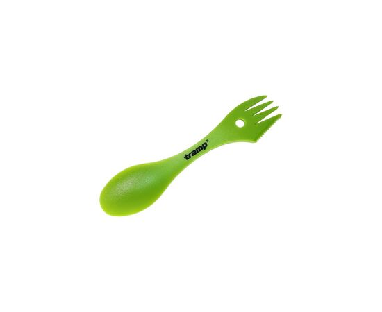Ложка-вилка туристическая Tramp пластик Green (UTRC-069-green)