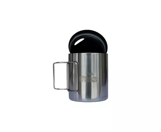 Чашка туристическая Tramp 400 мл Steel (UTRC-137-metal), изображение 3 Чашка туристическая Tramp 400 мл Steel (UTRC-137-metal), изображение 3