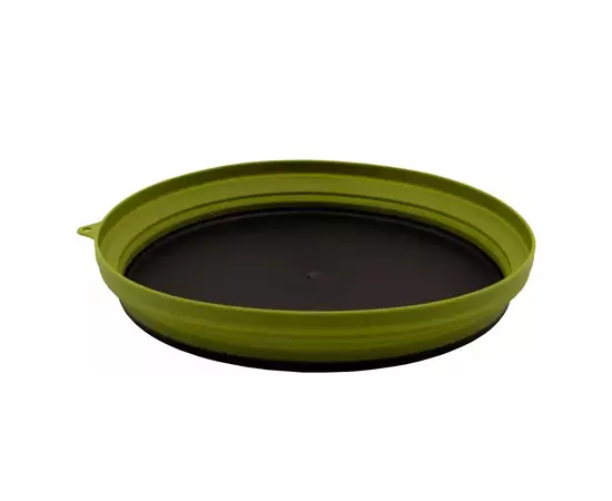 Миска туристическая Tramp силиконовая с пластиковым дном 1070 мл (TRC-124-olive), изображение 2 Миска туристическая Tramp силиконовая с пластиковым дном 1070 мл (TRC-124-olive), изображение 2