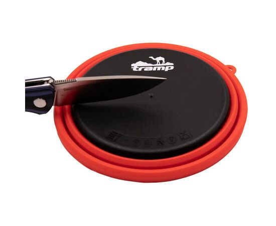 Миска туристическая Tramp силиконовая с пластиковым дном 550 мл (UTRC-123-terracota), изображение 4 Миска туристическая Tramp силиконовая с пластиковым дном 550 мл (UTRC-123-terracota), изображение 4