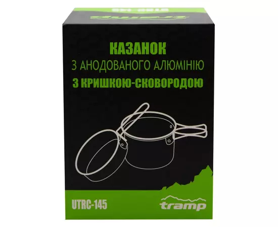 Набор туристической посуды Tramp 0,9 + 0,5 л (UTRC-145), изображение 12 Набор туристической посуды Tramp 0,9 + 0,5 л (UTRC-145), изображение 12
