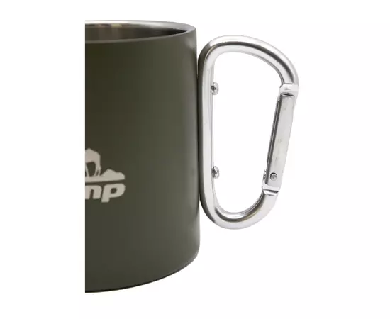 Чашка туристическая Tramp 350 мл с карабином Olive (UTRC-122-olive), изображение 2 Чашка туристическая Tramp 350 мл с карабином Olive (UTRC-122-olive), изображение 2