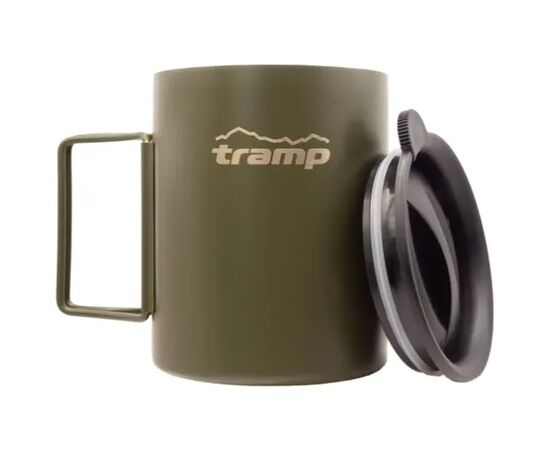 Чашка туристическая Tramp зі складаними ручками та поїлкою 500 мл Olive (UTRC-142-olive), изображение 3 Чашка туристическая Tramp зі складаними ручками та поїлкою 500 мл Olive (UTRC-142-olive), изображение 3