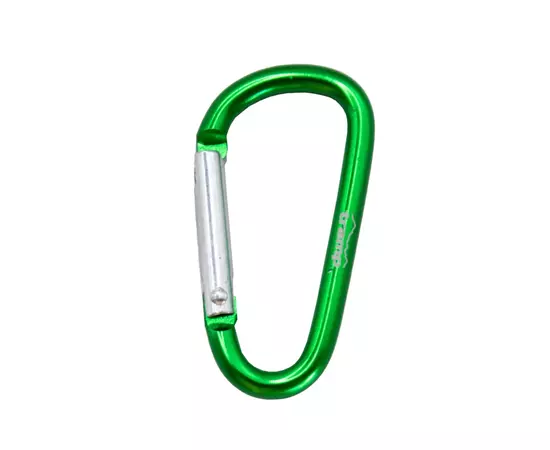 Карабін туристичний Tramp Набір 10 шт без муфти 5 cм Green (UTRA-298-green)