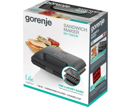 Электрогриль Gorenje SM703GCB, изображение 7 Электрогриль Gorenje SM703GCB, изображение 7
