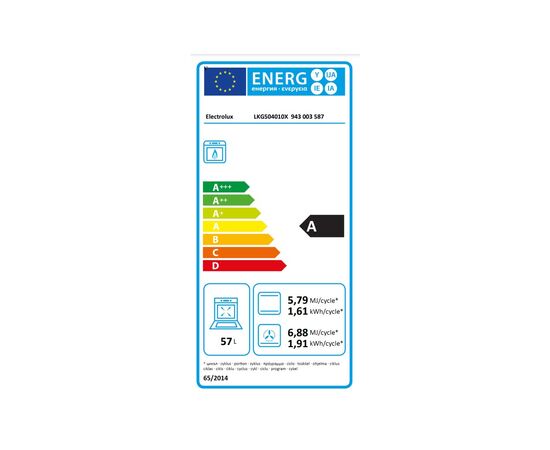 Плита Electrolux LKG504010X, изображение 6