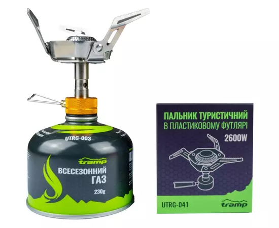 Горелка Tramp UTRG-041 + Картридж 230гр (UTRG-041+UTRG-003), изображение 2 Горелка Tramp UTRG-041 + Картридж 230гр (UTRG-041+UTRG-003), изображение 2