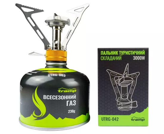 Горелка Tramp UTRG-042 + Картридж 230гр (UTRG-042+UTRG-003), изображение 2 Горелка Tramp UTRG-042 + Картридж 230гр (UTRG-042+UTRG-003), изображение 2