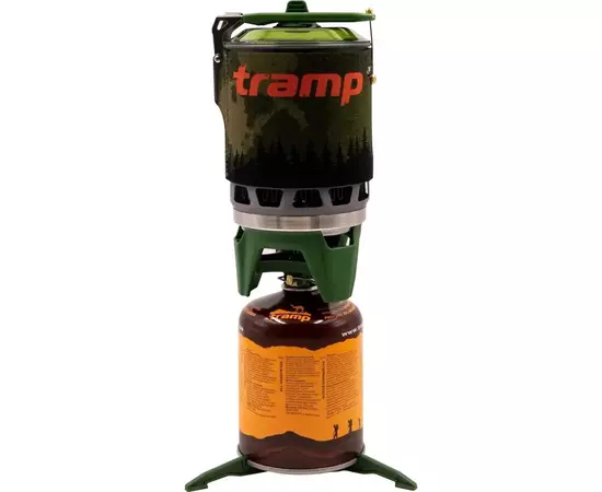Горелка Tramp система для приготування їжі UTRG-115-olive + Картридж 230гр (UTRG-115-olive+UTRG-003)