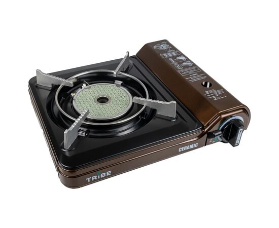 Портативна газова плитка Tribe Ceramic Brown (T-HD-0004-brown), зображення 2 Портативна газова плитка Tribe Ceramic Brown (T-HD-0004-brown), зображення 2