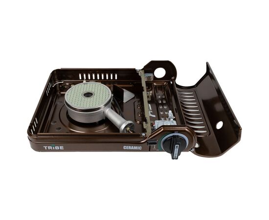 Портативна газова плитка Tribe Ceramic Brown (T-HD-0004-brown), зображення 3 Портативна газова плитка Tribe Ceramic Brown (T-HD-0004-brown), зображення 3