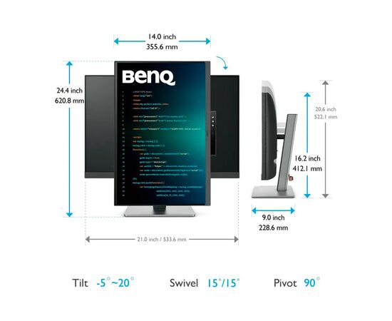 Монитор BenQ RD280U, изображение 11 Монитор BenQ RD280U, изображение 11