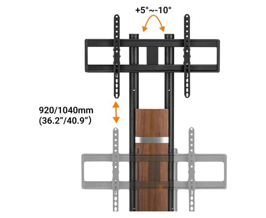 Стійка презентаційна OfficePro TVS433, зображення 6 Стійка презентаційна OfficePro TVS433, зображення 6