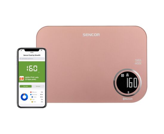 Весы кухонные Sencor SKS7075RS, изображение 2 Весы кухонные Sencor SKS7075RS, изображение 2