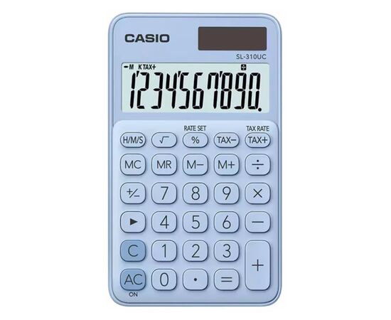Калькулятор Casio SL-310UC-LB-W-EC, голубой (CALC-CAS-SL-310UC-LB)
