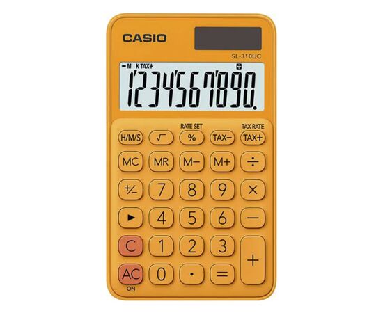 Калькулятор Casio SL-310UC-RG-W-EC, помаранчевий (CALC-CAS-SL-310UC-RG)