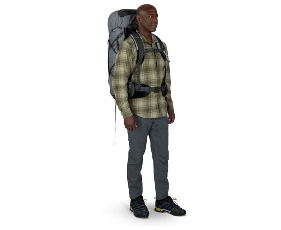 Рюкзак туристический Osprey Aether Pro 75 silver lining - L/XL - сірий (009.3517), изображение 5 Рюкзак туристический Osprey Aether Pro 75 silver lining - L/XL - сірий (009.3517), изображение 5