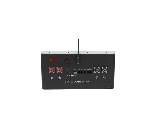 Батарея LiFePo4 Must 25.6V - 200Ah (LP16-24200), изображение 3 Батарея LiFePo4 Must 25.6V - 200Ah (LP16-24200), изображение 3