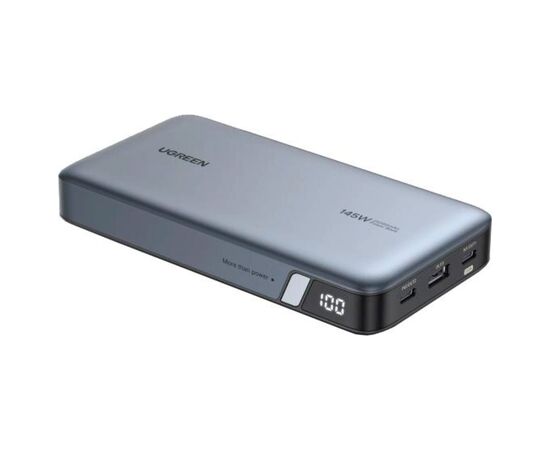 Батарея универсальная Ugreen 25000mAh 145W Two-way PD 3.1 grey (PB205), изображение 2 Батарея универсальная Ugreen 25000mAh 145W Two-way PD 3.1 grey (PB205), изображение 2