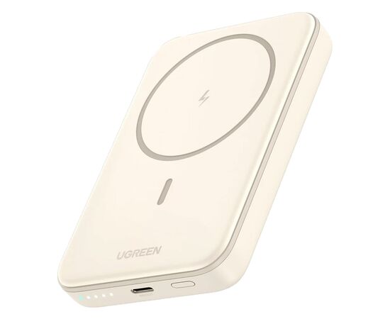 Батарея универсальная Ugreen 10000mAh 20W Magnetic Wireless beige (PB561)