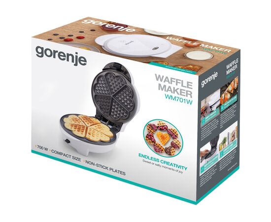 Вафельниця Gorenje WM701W, зображення 8 Вафельниця Gorenje WM701W, зображення 8
