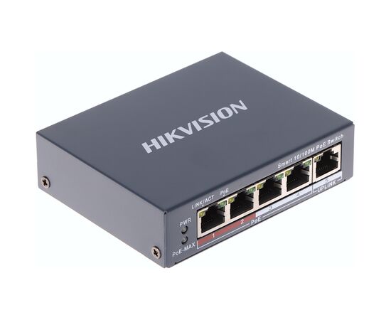Комутатор мережевий Hikvision DS-3E1105P-EI/V2