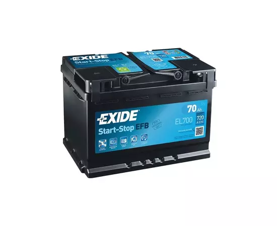 Акумулятор автомобільний EXIDE 70A (EL700)
