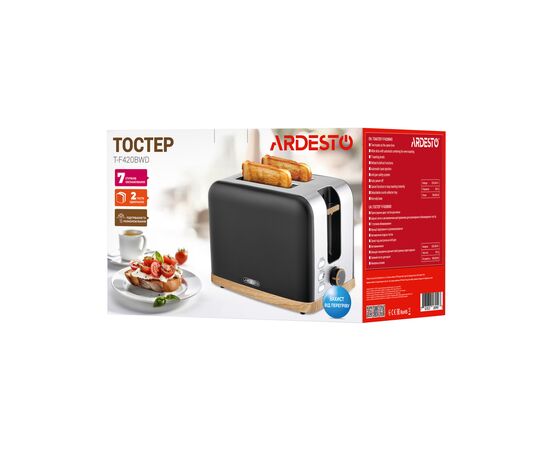 Тостер Ardesto T-F420BWD, изображение 6 Тостер Ardesto T-F420BWD, изображение 6