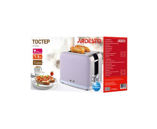 Тостер Ardesto T-F500L, изображение 6 Тостер Ardesto T-F500L, изображение 6