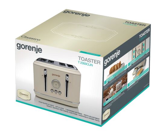 Тостер Gorenje T2300CLIN, изображение 11 Тостер Gorenje T2300CLIN, изображение 11