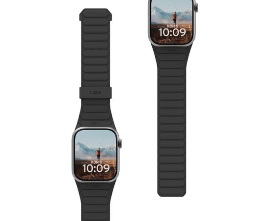 Ремешок для смарт-часов UAG для Apple Watch Ultra 2/Ultra-49-45-44-42mm, Pathfinder, Black/Titanium (194161114036), изображение 6 Ремешок для смарт-часов UAG для Apple Watch Ultra 2/Ultra-49-45-44-42mm, Pathfinder, Black/Titanium (194161114036), изображение 6