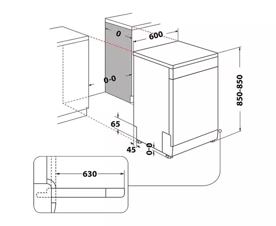 Посудомоечная машина Whirlpool W7F HP33 A, изображение 10 Посудомоечная машина Whirlpool W7F HP33 A, изображение 10