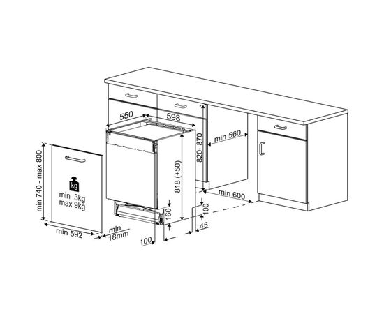 Посудомийна машина Beko BDIN36532, зображення 4 Посудомийна машина Beko BDIN36532, зображення 4