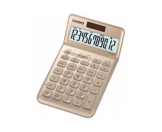 Калькулятор Casio JW-200SC-GD-W-EP, золотистый (CALC-CAS-JW-200SC-GD)