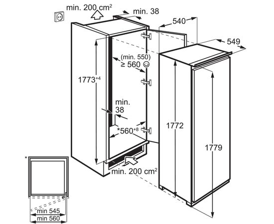 Холодильник Electrolux LRB3DE18S, зображення 2