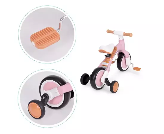 Беговел Ecotoys Велосипед 3 в 1 Freedom Pink (LC-V1359 PINK), изображение 7 Беговел Ecotoys Велосипед 3 в 1 Freedom Pink (LC-V1359 PINK), изображение 7