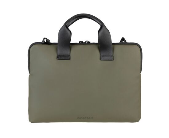 Сумка для ноутбука Tucano 14" Gommo Super Slim green (BSGOM1314-VM), изображение 3 Сумка для ноутбука Tucano 14" Gommo Super Slim green (BSGOM1314-VM), изображение 3