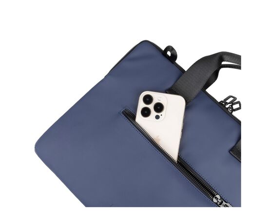 Сумка для ноутбука Tucano 14" Gommo Super Slim blue (BSGOM1314-B), изображение 5 Сумка для ноутбука Tucano 14" Gommo Super Slim blue (BSGOM1314-B), изображение 5