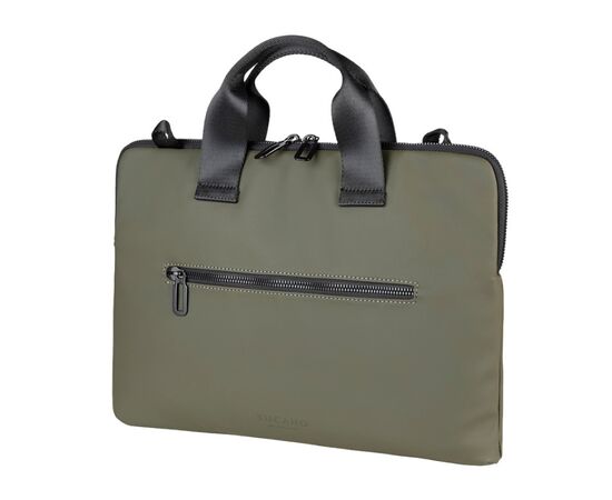 Сумка для ноутбука Tucano 16" Gommo Super Slim green (BSGOM1516-VM), изображение 2 Сумка для ноутбука Tucano 16" Gommo Super Slim green (BSGOM1516-VM), изображение 2