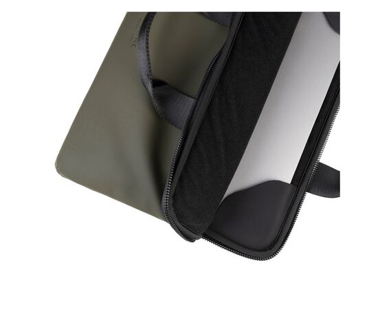 Сумка для ноутбука Tucano 16" Gommo Super Slim green (BSGOM1516-VM), изображение 6 Сумка для ноутбука Tucano 16" Gommo Super Slim green (BSGOM1516-VM), изображение 6