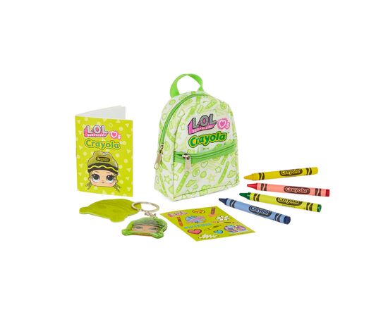 Набор для творчества Crayola Мини-рюкзак Зеленый (35054-A), изображение 2 Набор для творчества Crayola Мини-рюкзак Зеленый (35054-A), изображение 2